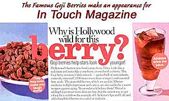 In Touch mag, Goji berry 